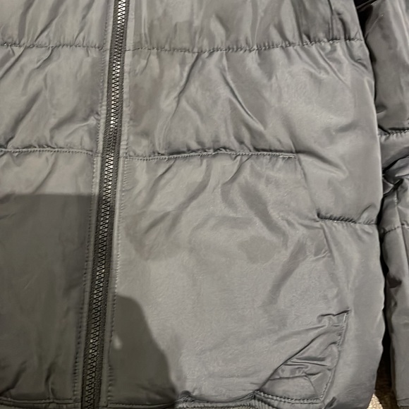 Charcoal Grey Old Navy Puffer L10-12 - Picture 4 of 8